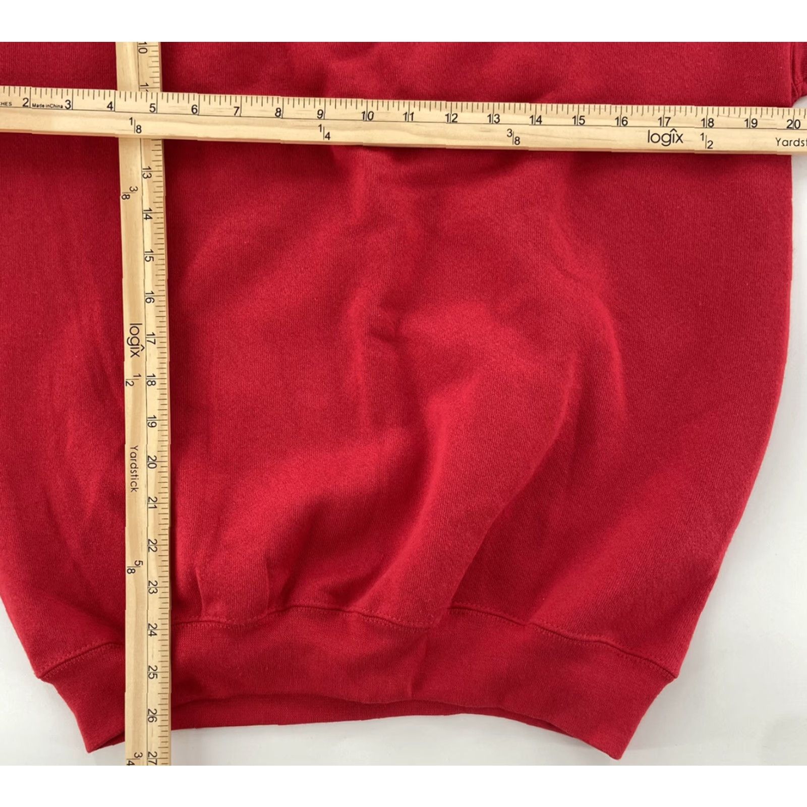 Tultex VINTAGE Tultex Christmas Shirt Womens Adult M Red Candy Cane Sweater 1990s Christmas Womens Size M / US 6-8 / IT 42-44 - 6 Thumbnail
