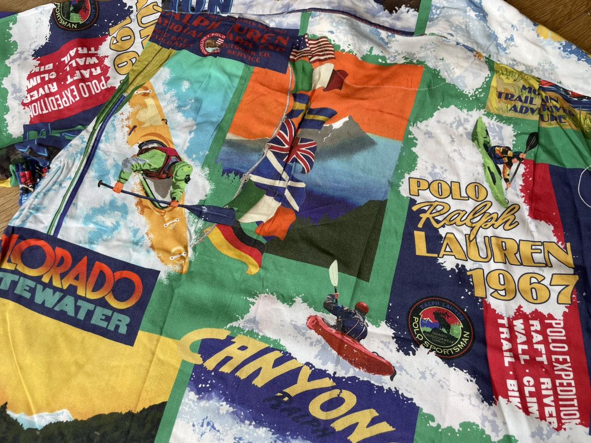 Polo Ralph Lauren Ralph Lauren Sportsman Colorado Raft Kayak Patchwork Shirt M Size US M / EU 48-50 / 2 - 10 Thumbnail