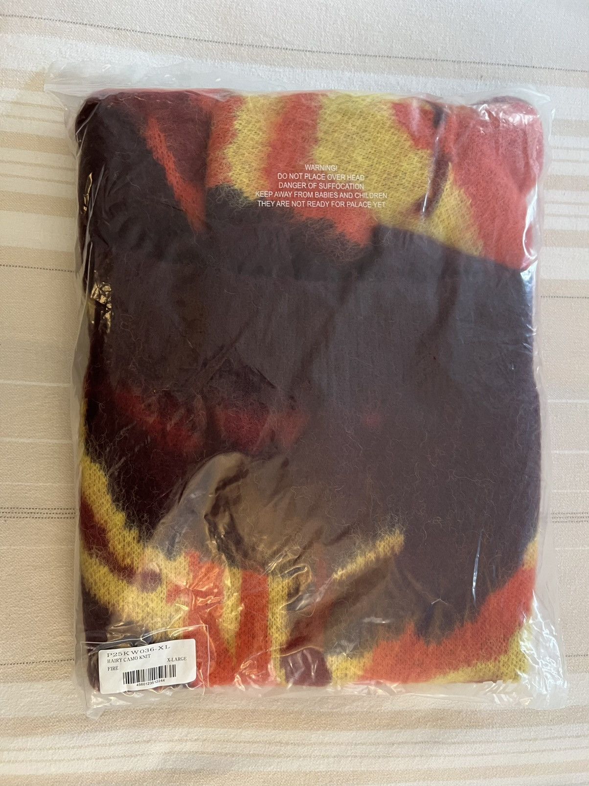 Palace Palace Hairy Camo Sweater Pullover in The Color “Fire” XL Size US XL / EU 56 / 4 - 5 Thumbnail