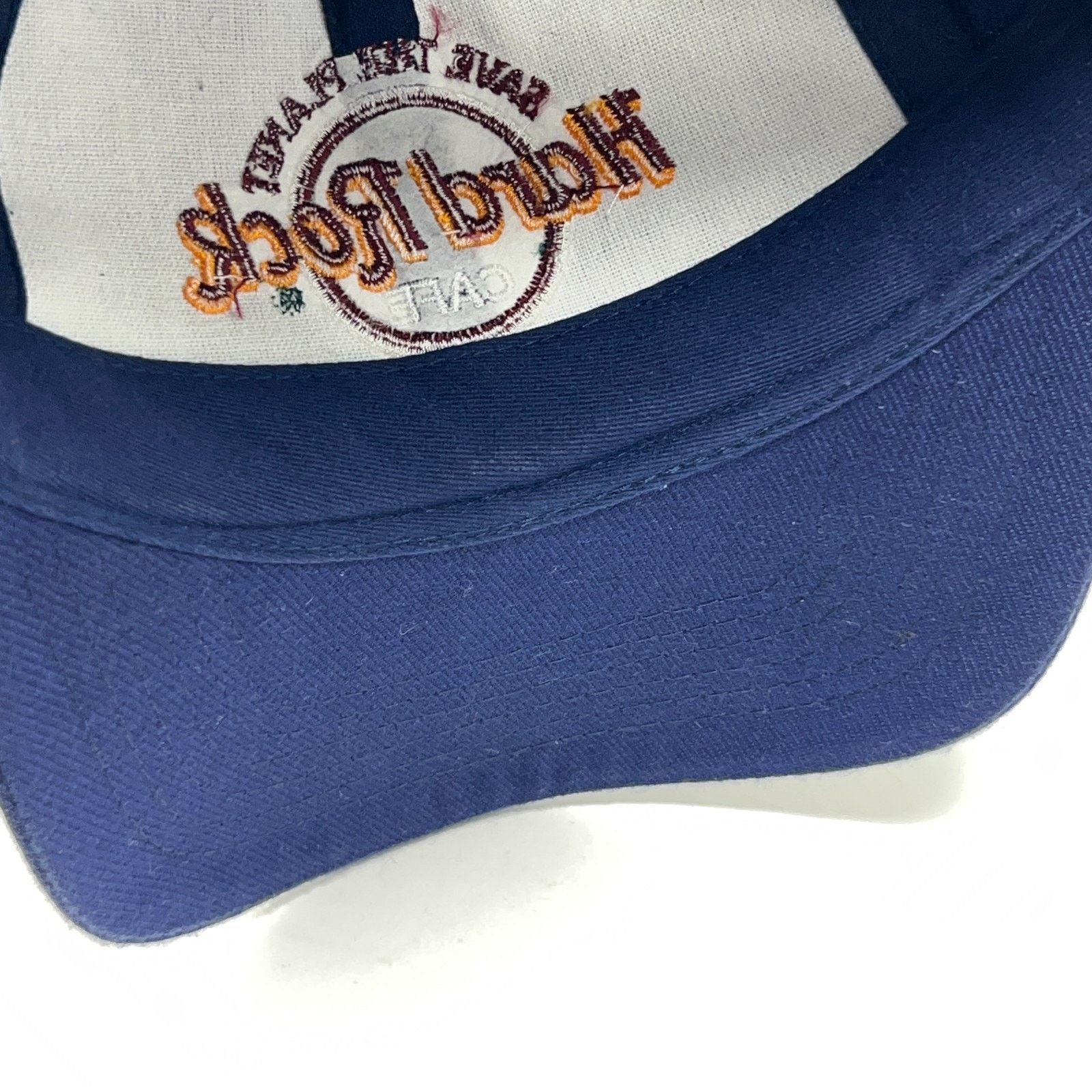 Hard Rock Cafe Vintage 90s Hard Rock Cafe Nashville Hat Baseball Cap Blue Size ONE SIZE - 5 Thumbnail