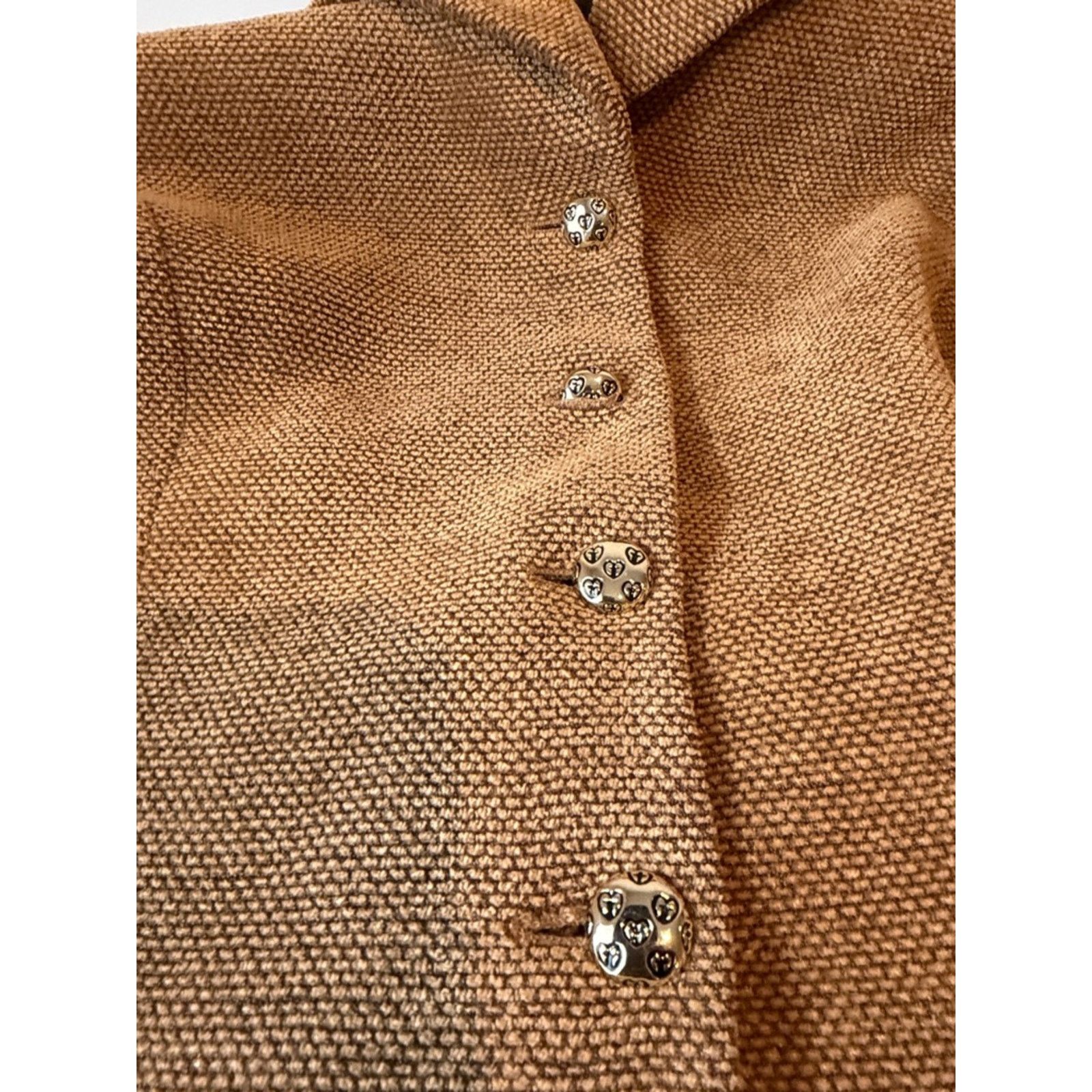 St. John Griffin Cray for St John Vintage Brown Skirt Jacket Suit 10 Size L / US 10 / IT 46 - 7 Thumbnail