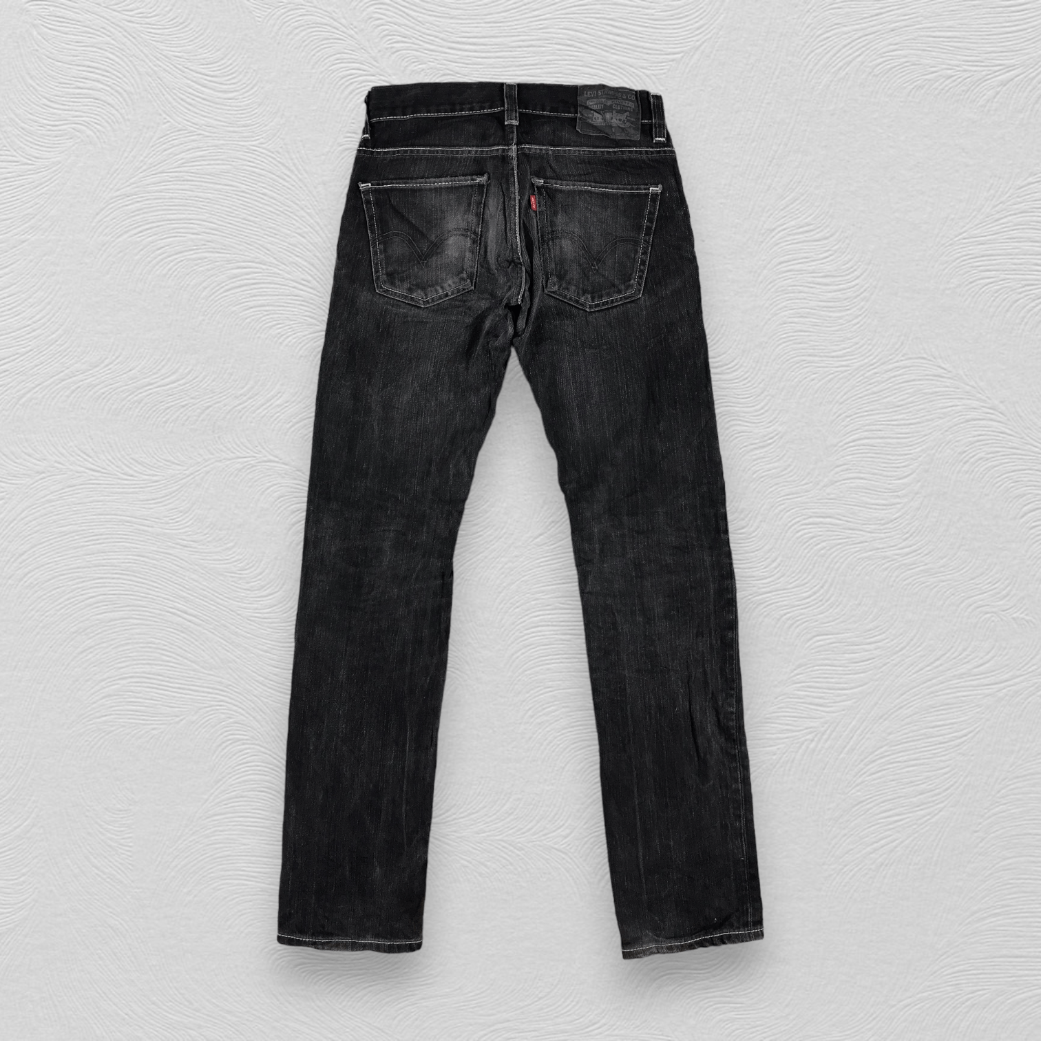 Levi's Vintage Levi's 511 Jeans Faded Black Denim KJ1416 Size US 29 - 2 Thumbnail