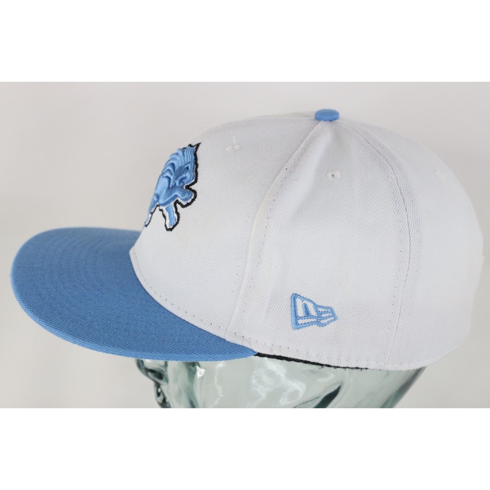 New Era Vintage New Era Distressed Detroit Lions Football Fitted Hat Size ONE SIZE - 3 Thumbnail