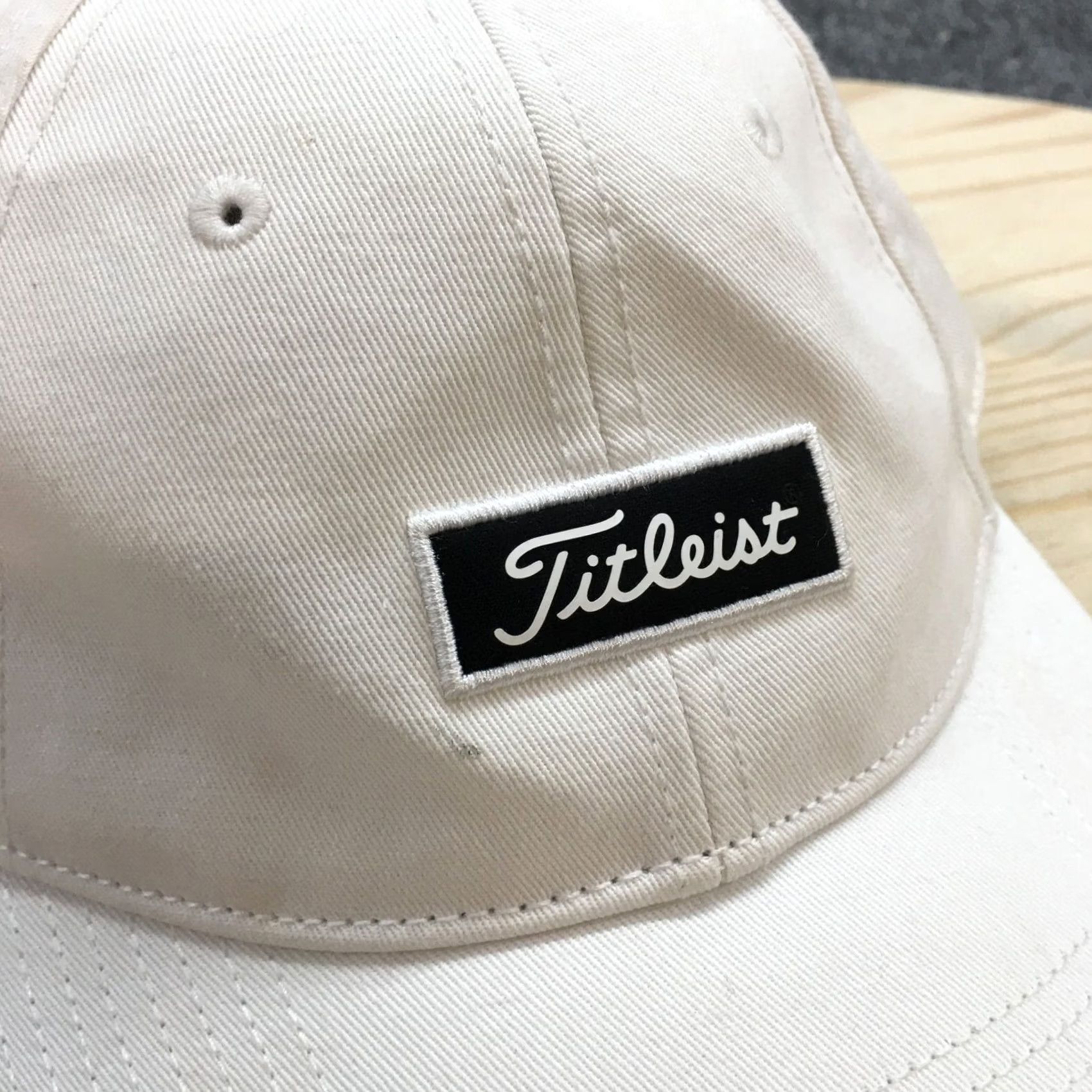 Titleist Titleist Baseball Cap Hat Mens White OS Adjustable Curved Brim Embroidered Logo Size ONE SIZE - 5 Thumbnail