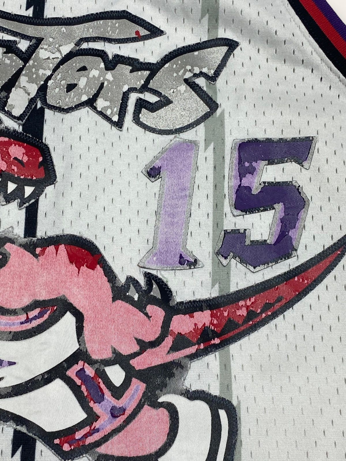 Mitchell & Ness Vintage RAPTORS CARTER NBA Distressed Tank Top Jersey Size US L / EU 52-54 / 3 - 12 Thumbnail