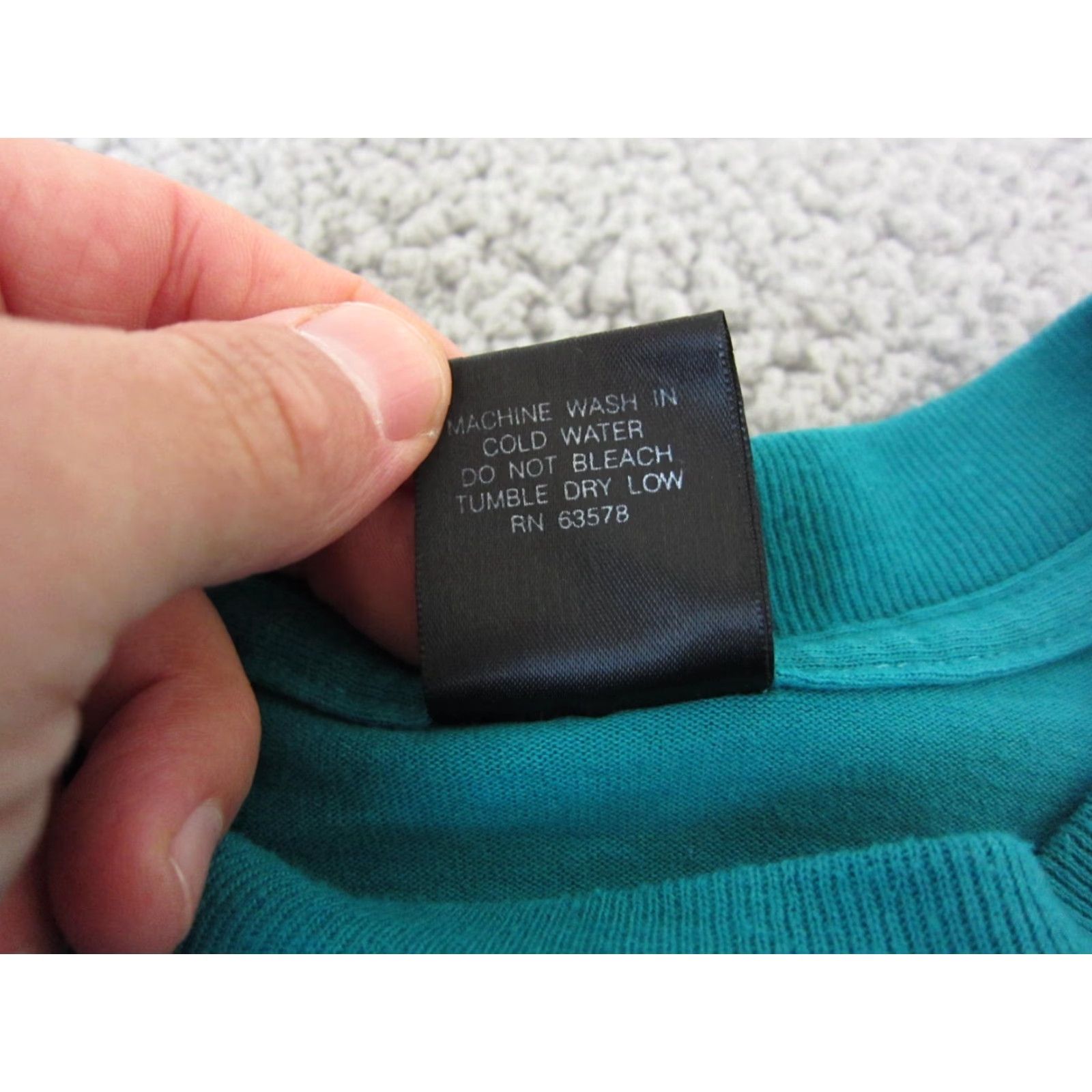 Vintage VINTAGE Platinum Race Shirt T-Shirt XL Adult Men Green Blue Long Sleeve Crew Neck Jersey Cotton 90s 80s 70s USA Cat Classic School Size XL / US 12-14 / IT 48-50 - 7 Thumbnail