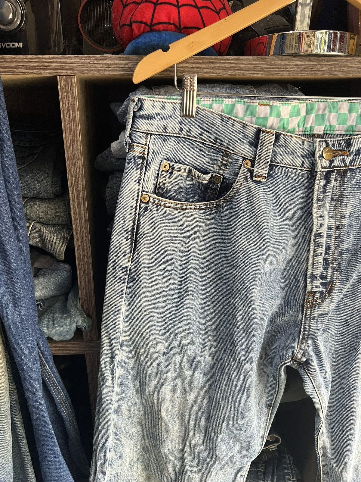 PHENOMENON 🔥Rare Phenomenon Color Bleach Denim Size US 37 - 11 Thumbnail