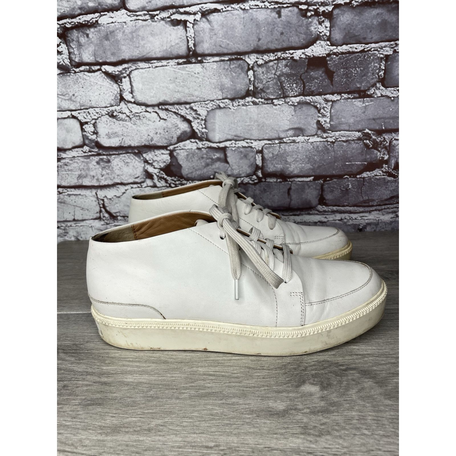 Adolfo Dominguez Adolfo Dominguez White Leather Casual Lace Up Sneakers Women Size US 8.5 / IT 38.5 - 12 Thumbnail