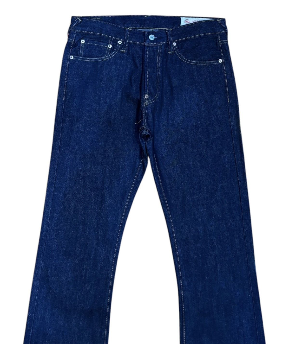 If Six Was Nine Flare Jeans Japanese Brand Evisu Bootcut Camo Denim Jeans Size US 32 / EU 48 - 8 Thumbnail