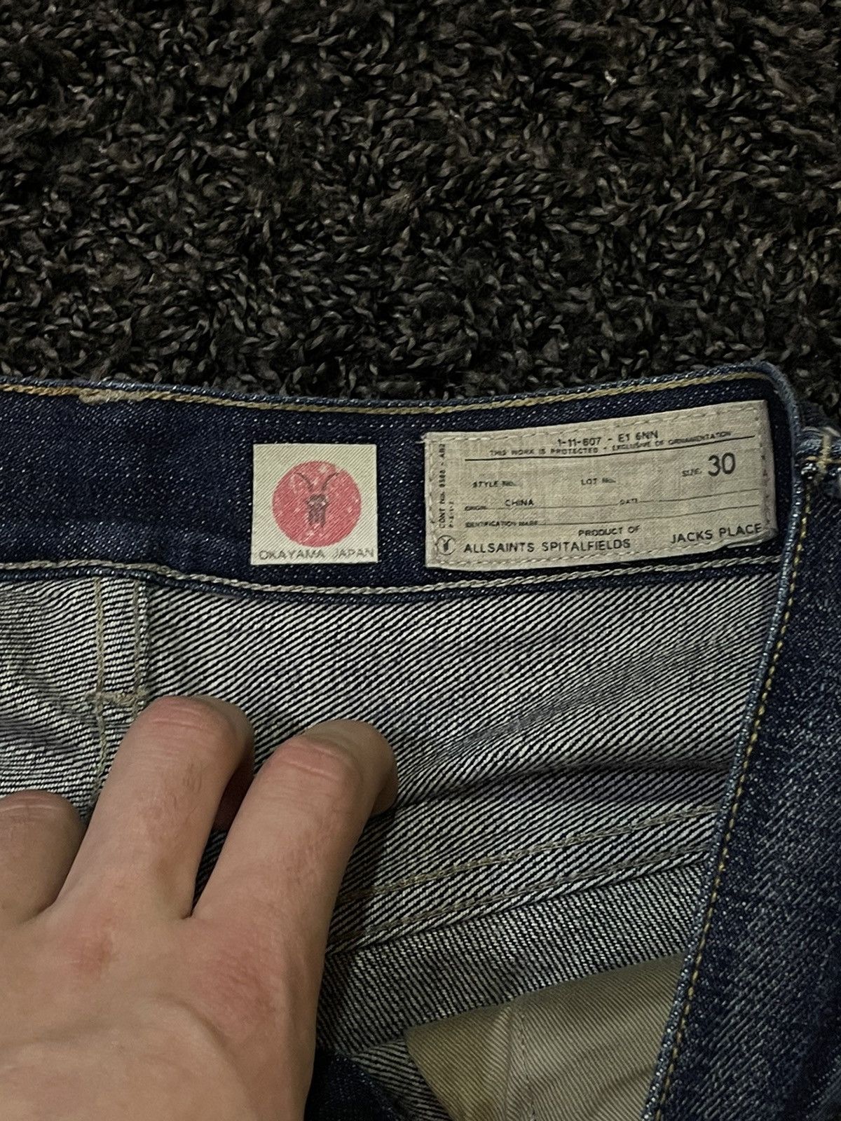 Allsaints Baggy Jeans Allsaints Okayama Fadded Jeans pants Japanese Size US 30 / EU 46 - 9 Thumbnail