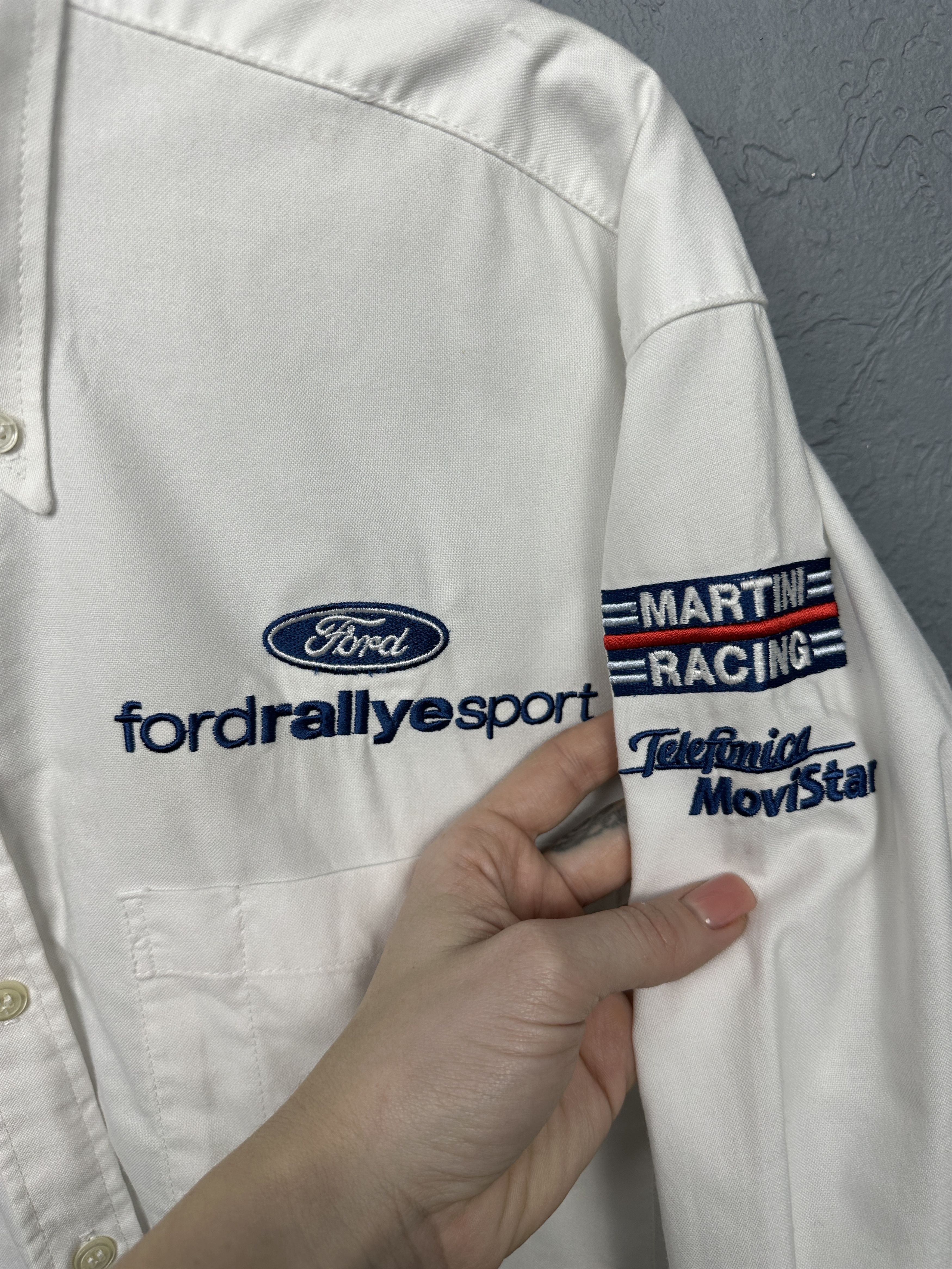 Ford Ford Rallye Martini Racing Team Mens Shirt Size US L / EU 52-54 / 3 - 4 Thumbnail