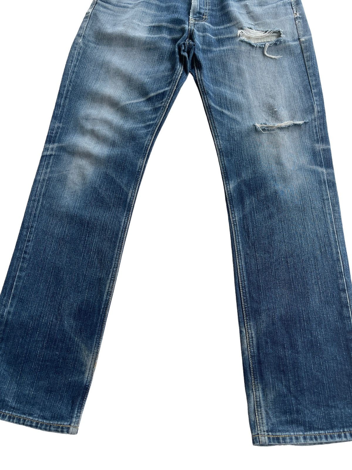 Lee Vintage Lee Riders Distressed Denim Size US 33 - 4 Thumbnail