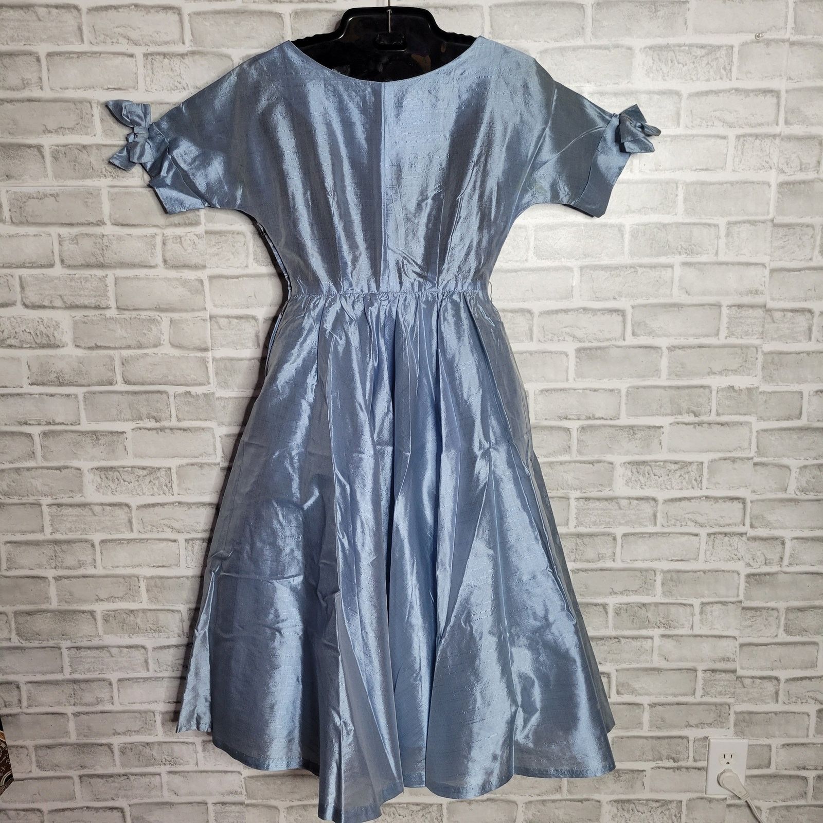 Handmade Vintage 40s 50s Handmade Party Dress Size XS / US 0-2 / IT 36-38 - 5 Thumbnail