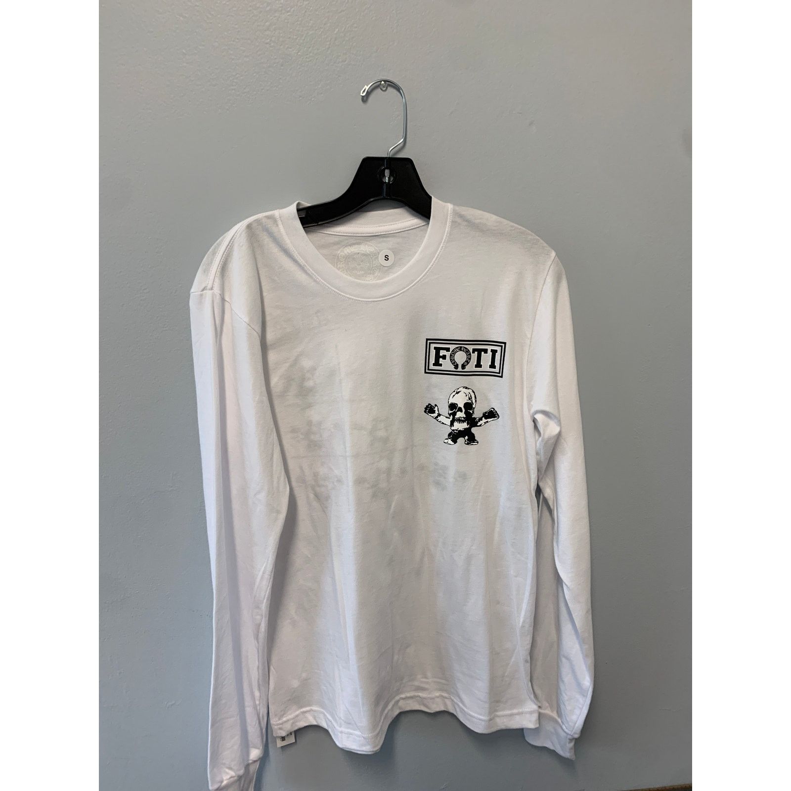 Chrome Hearts Long Sleeve Foti Tee White Size Small NEW
