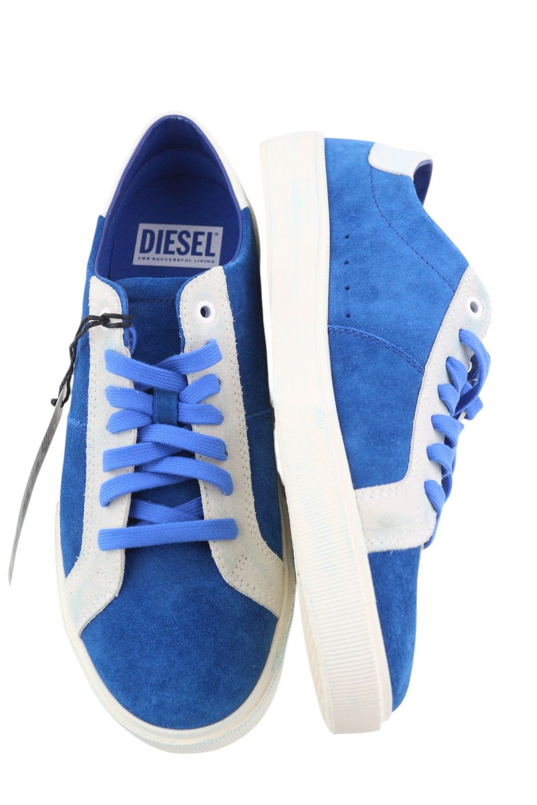 Diesel S-MYDORI LC EU44.5 Blue Suede Leather 41540 Size US 11.5 / EU 44-45 - 4 Thumbnail