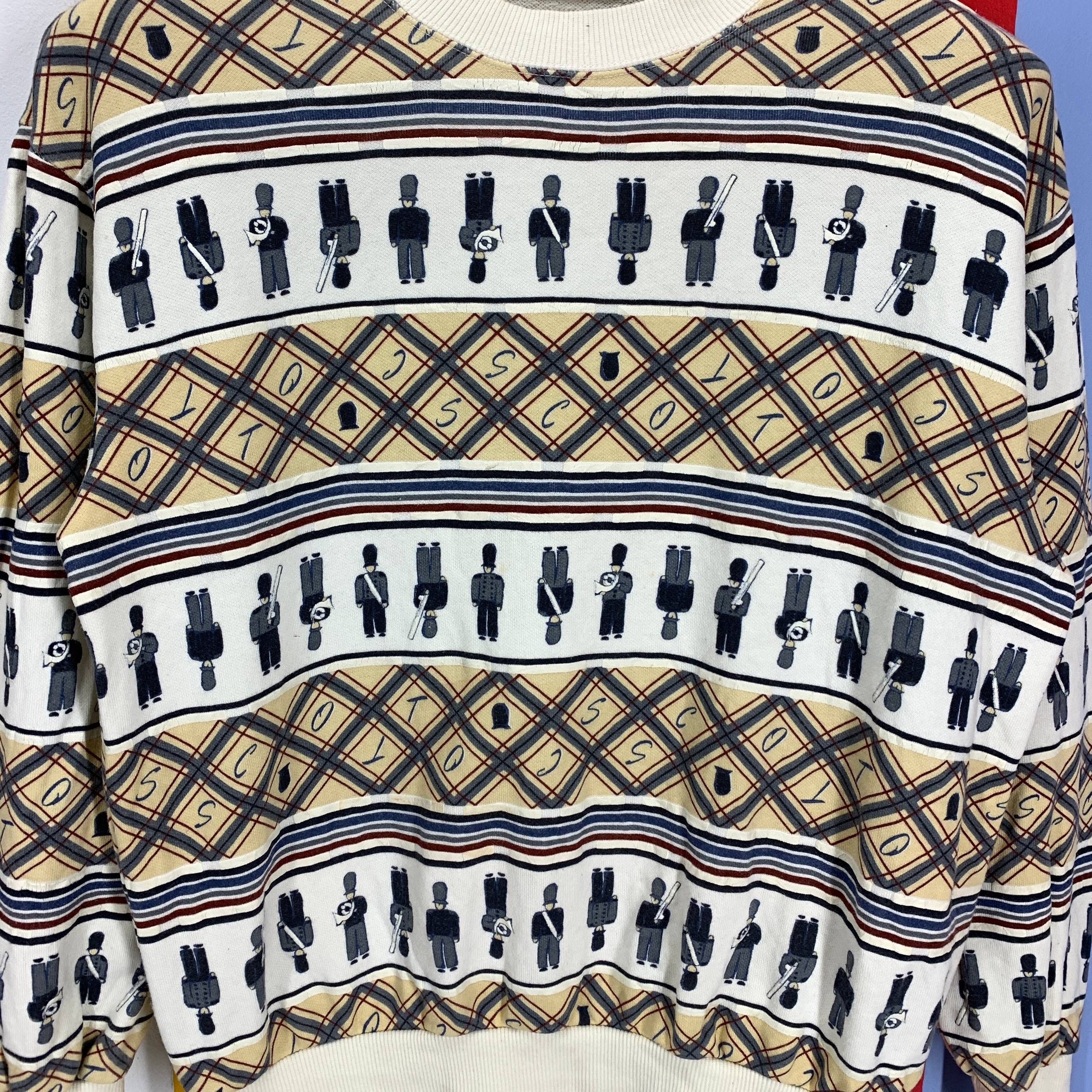 Japanese Brand Vintage YORK REINE Crew Neck Sweatshirt #2584/V Size L / US 10 / IT 46 - 2 Thumbnail