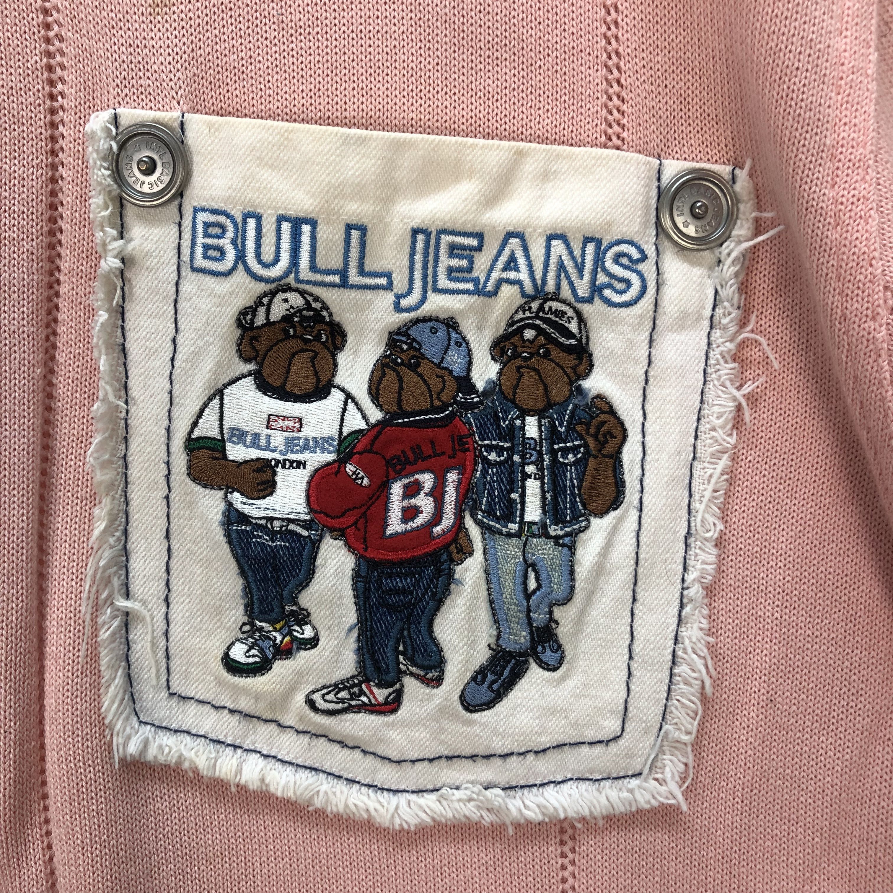 Japanese Brand HARDY AMIES BULL JEANS SLEEVE LOGO KNITTED SWEATER #7422-145 Size US L / EU 52-54 / 3 - 4 Thumbnail