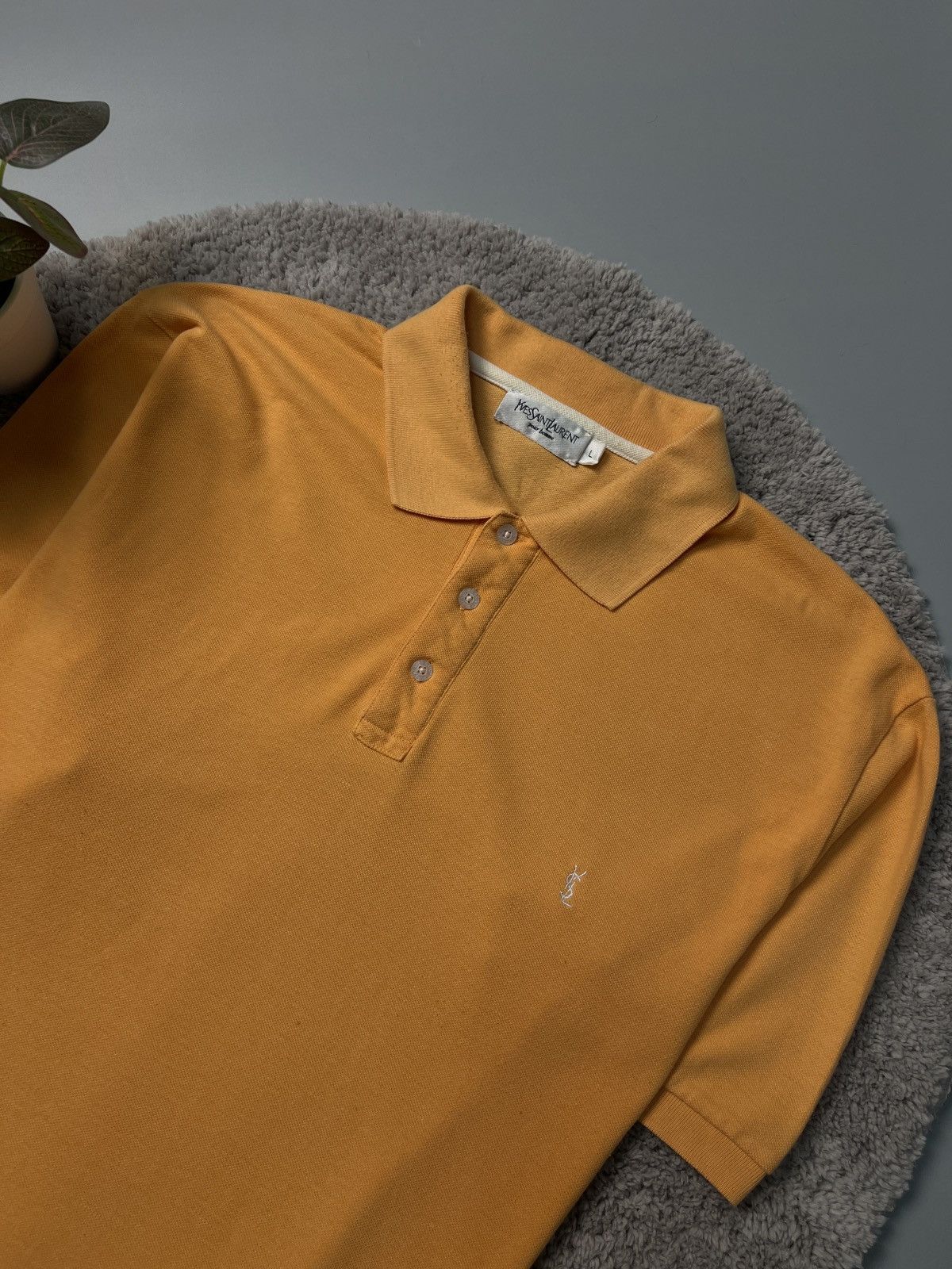 Vintage × Yves Saint Laurent YSL Yves Saint Laurent Cherry Polo T Shirt Tee Size US L / EU 52-54 / 3 - 2 Thumbnail