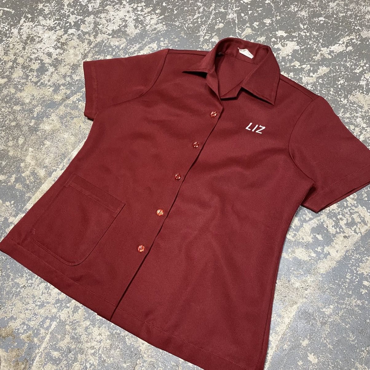 Vintage Vintage 1970s Bionic Arms Beer USAF Germany Bowling Shirt Size S / US 4 / IT 40 - 6 Thumbnail