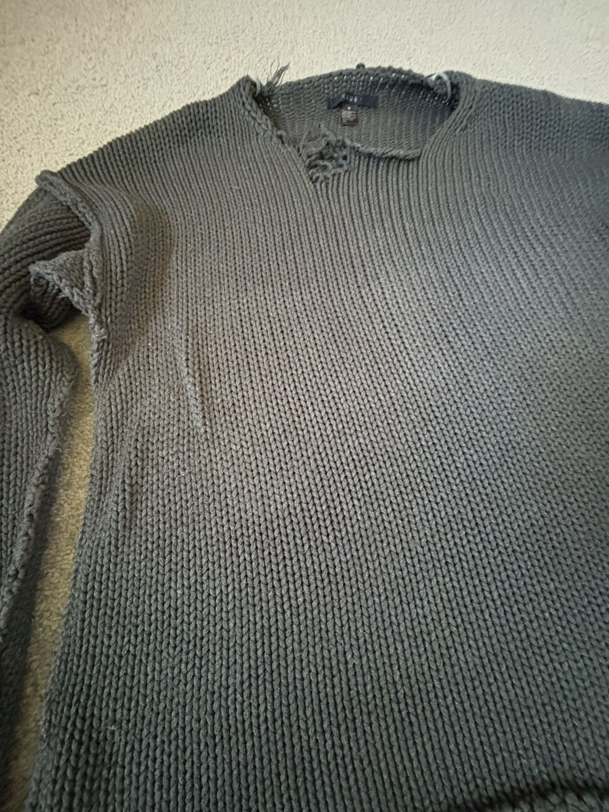 Ksubi Archive Ksubi Oversized Distressed Sweater Kurt Cobain style Size US L / EU 52-54 / 3 - 3 Thumbnail