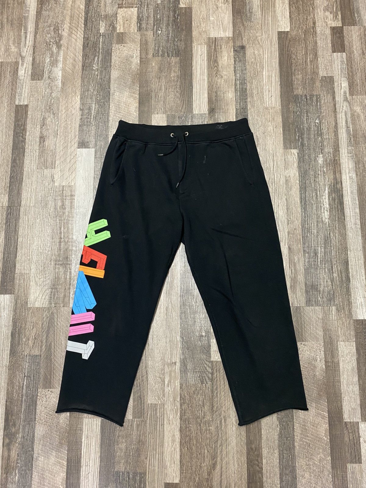Helmut Lang Helmut Lang Spell Out Sweatpants Cropped Sweats Size US 32 / EU 48 - 1 Thumbnail