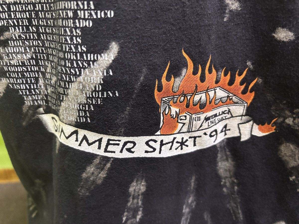 Metallica Metallica Push Head Summer Shit 94’ Tee Size US XL / EU 56 / 4 - 15 Thumbnail