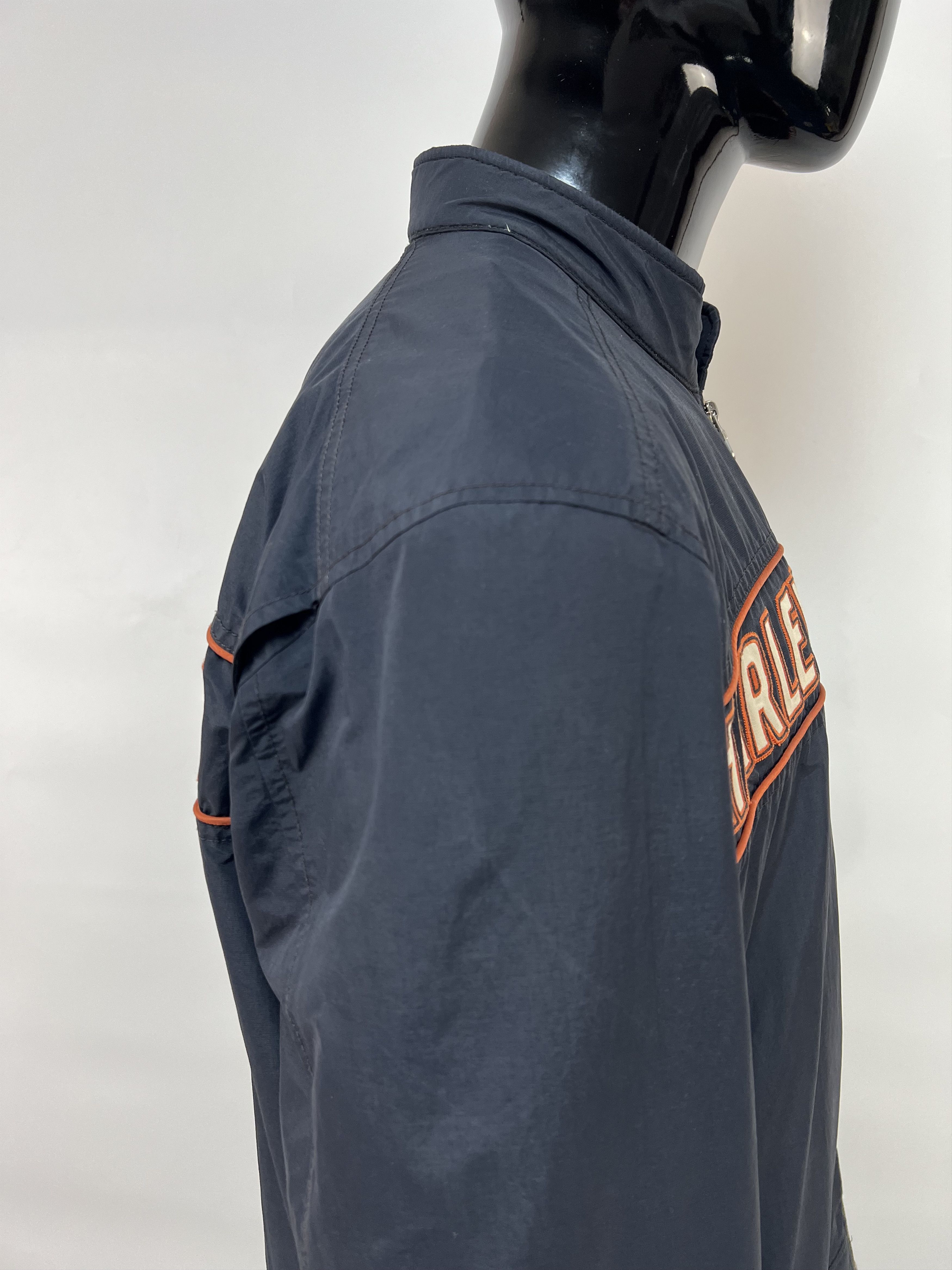 Harley Davidson Harley Davidson Full Zip Nylon Biker Jacket Racing Moto Size US L / EU 52-54 / 3 - 10 Thumbnail