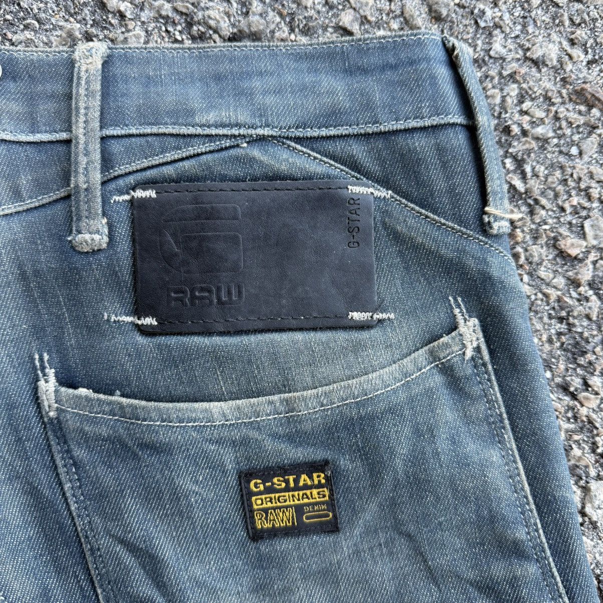 G-Star × Japanese Brand × Jean VINTAGE G STAR RAW FADED JEAN DENIM PANTS Size US 32 / EU 48 - 11 Thumbnail