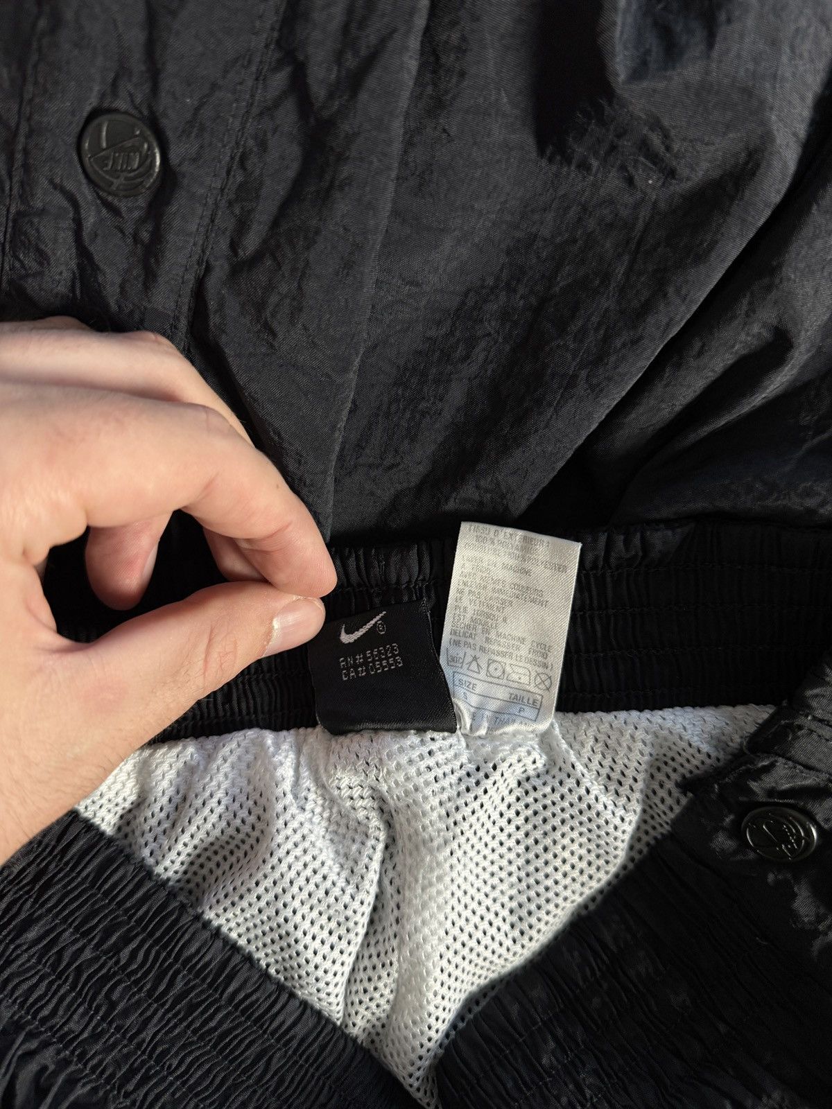 Nike Vintage 90s Nike Tearaway Nylon Track Pants Snap Button Sz S Size US 32 / EU 48 - 9 Thumbnail