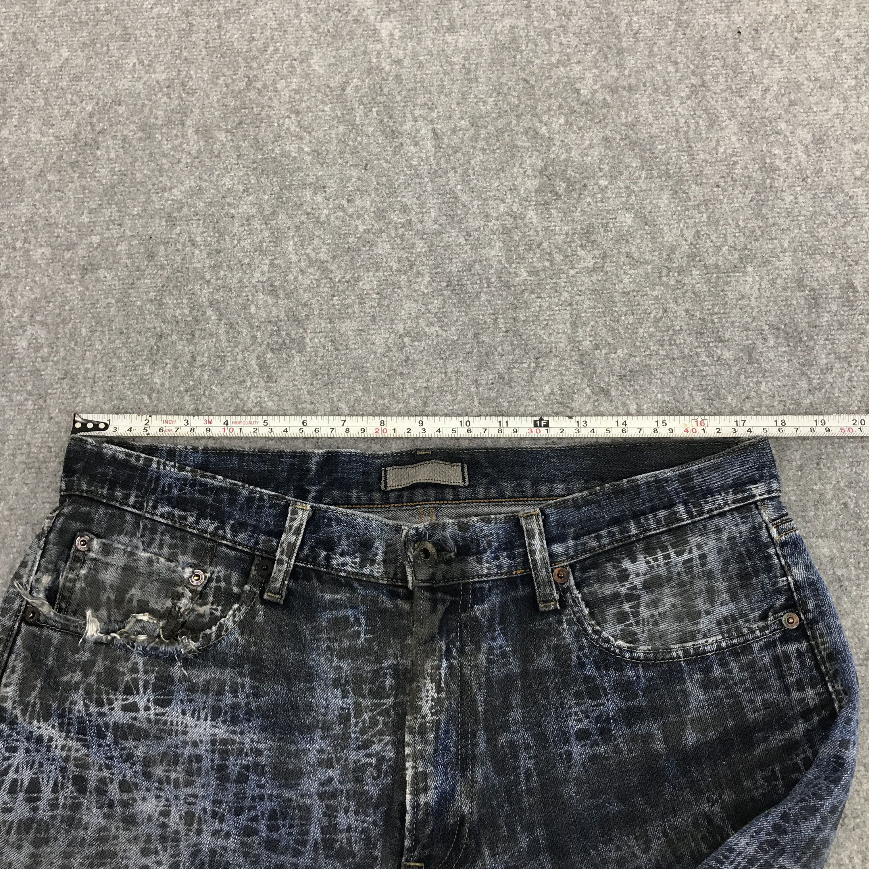 Japanese Brand × Jun Takahashi × Uniqlo JAPAN PUNK STYLE UNIQLO JEANS DENIM PANTS Size US 35 - 8 Thumbnail