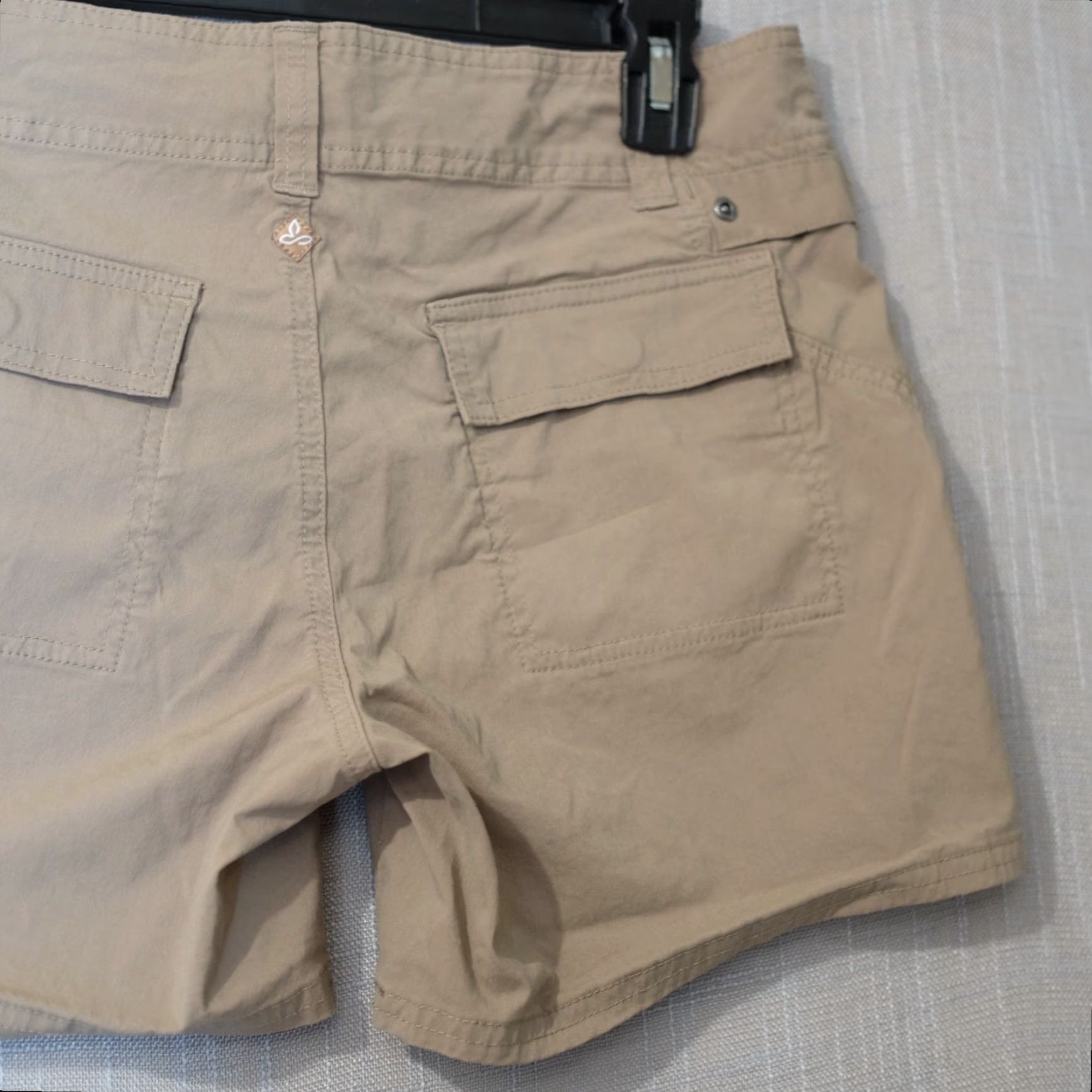 Prana PrAna Hiking Shorts Stretch Tan Outdoor Lightweight Womens 4 Size 27" / US 4 / IT 40 - 7 Thumbnail