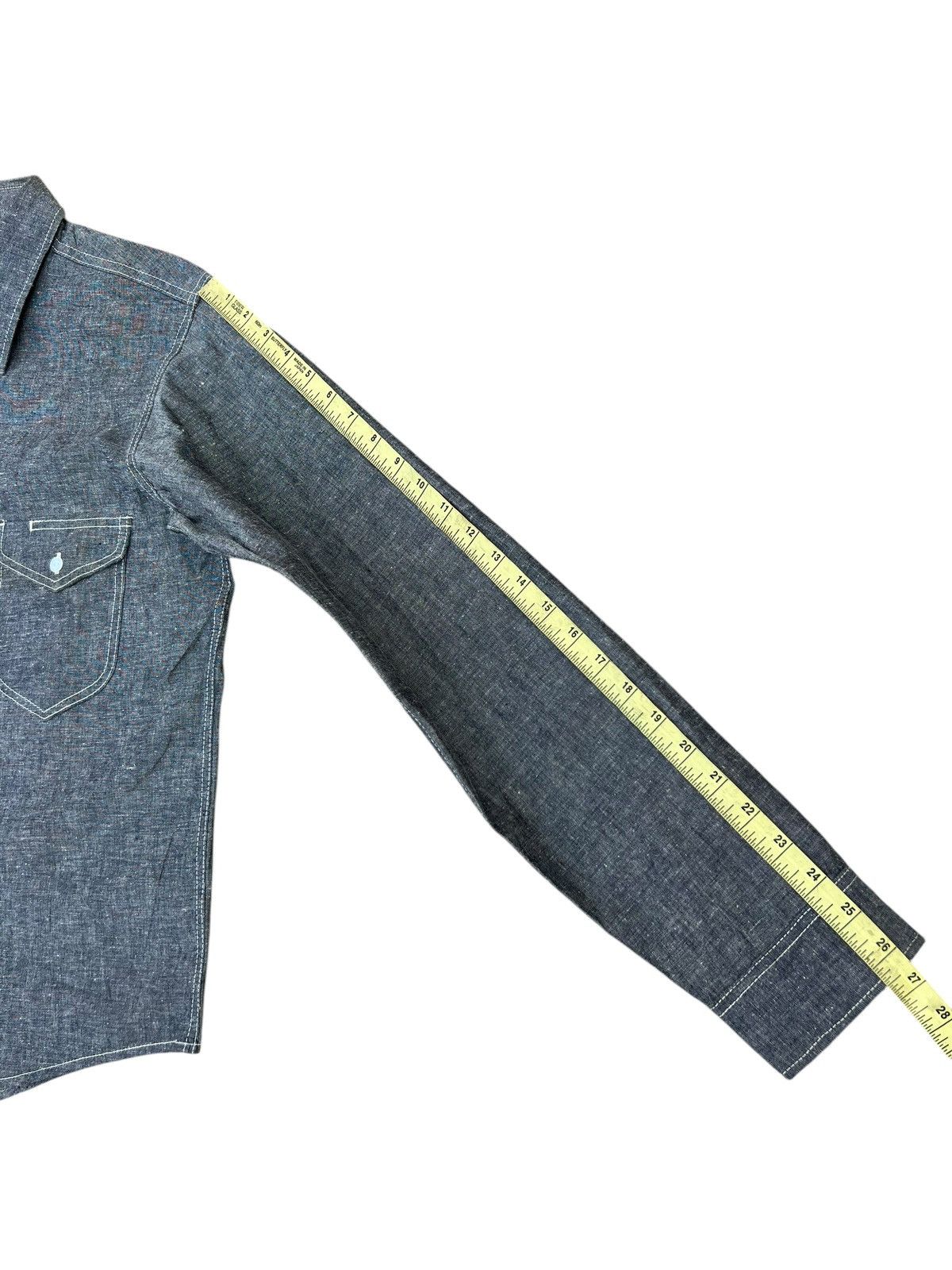 45rpm Dope & Drakkar Japan Chambray Work Shirt Size US M / EU 48-50 / 2 - 7 Thumbnail