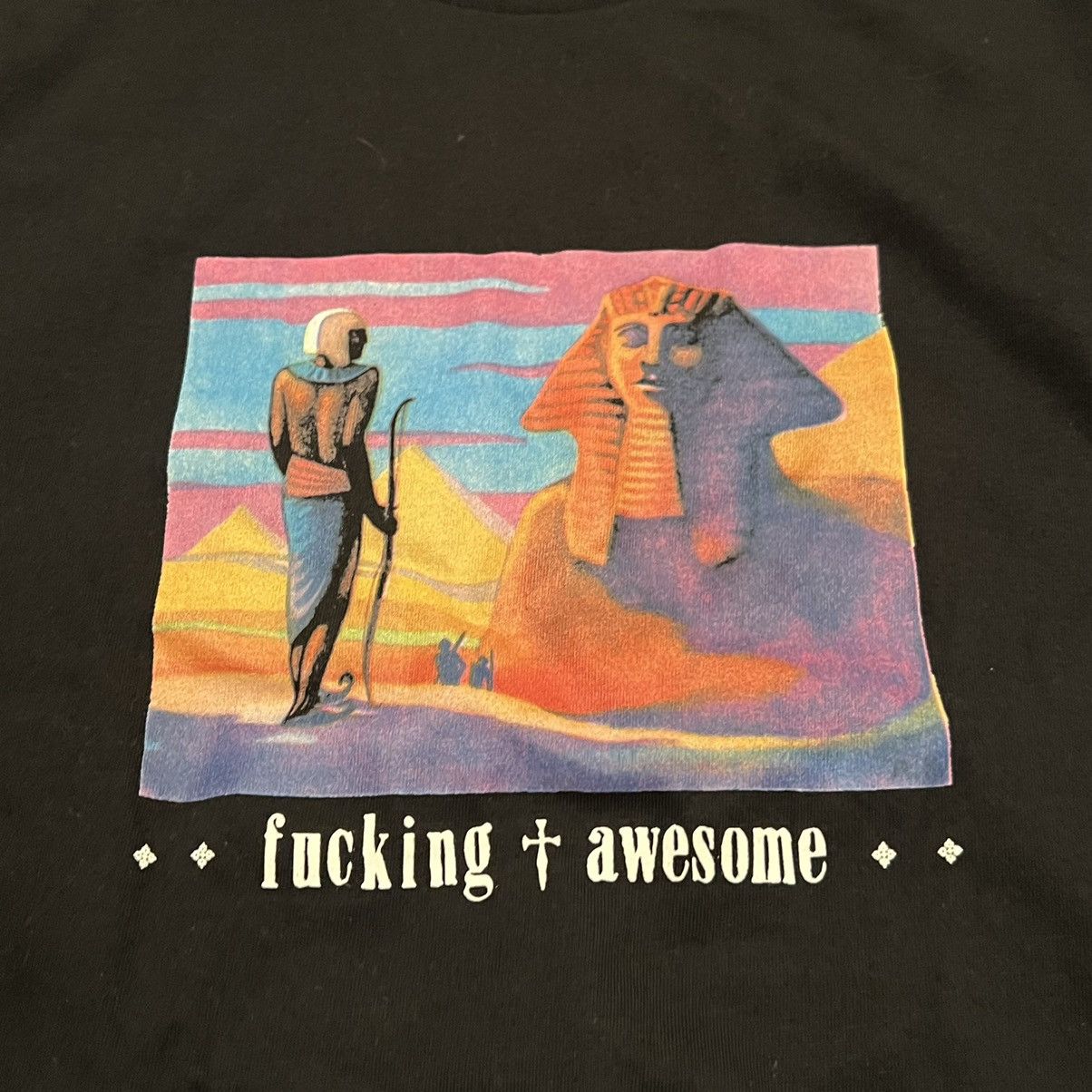 Fucking Awesome Fucking Awesome Egyptian Long sleeve Sphinx Pharoah Tee Size US L / EU 52-54 / 3 - 7 Thumbnail