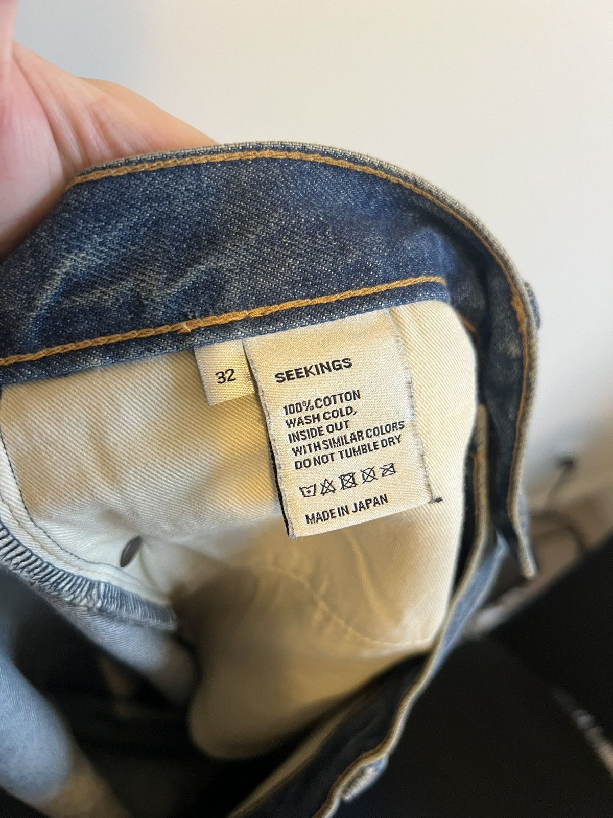 Seekings Seekings Signature Denim Indigo Washed Size US 32 / EU 48 - 6 Thumbnail