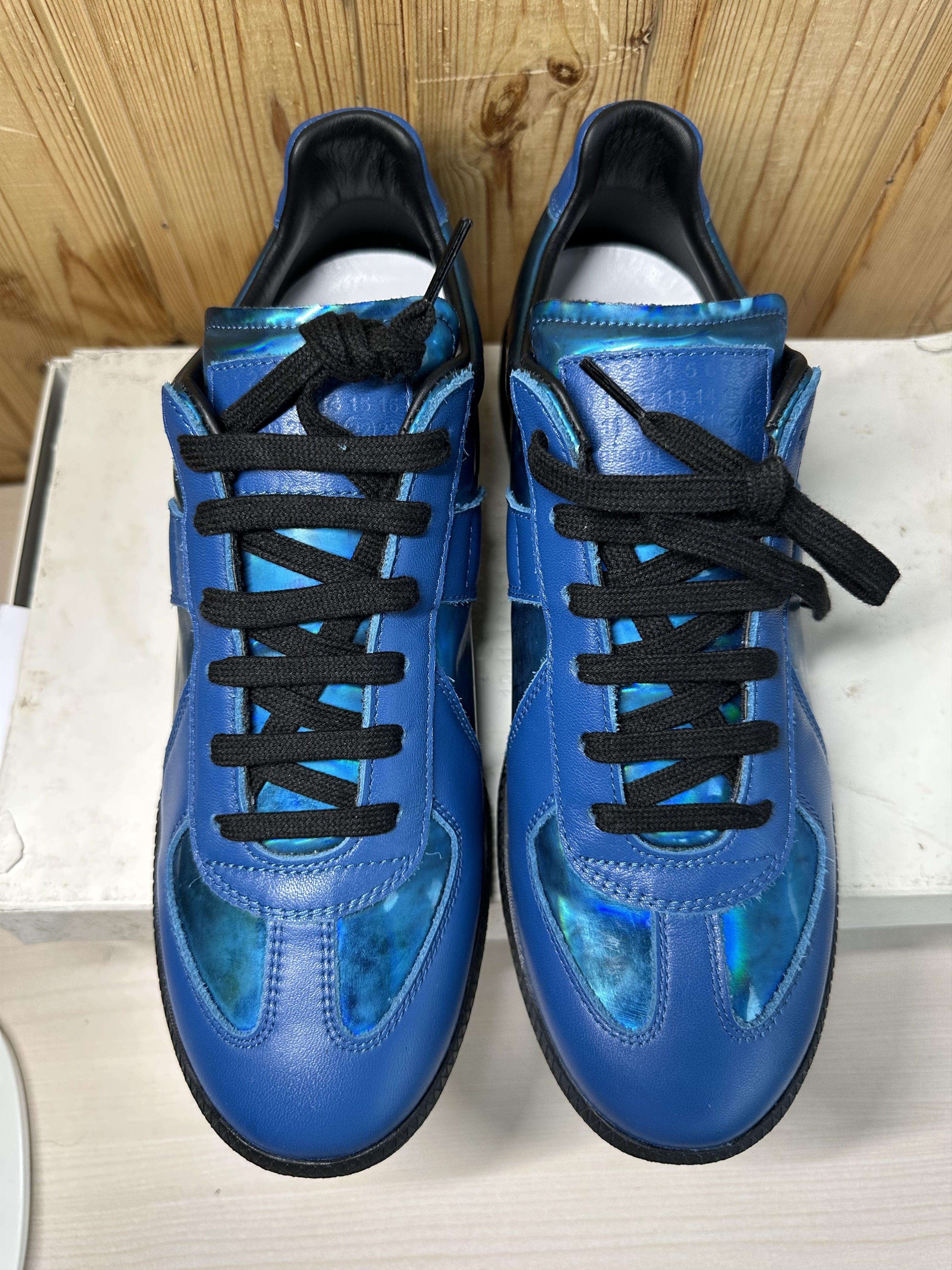 Maison Margiela Maison Margiela Gats Blue Iridescent Size US 9 / EU 42 - 5 Thumbnail
