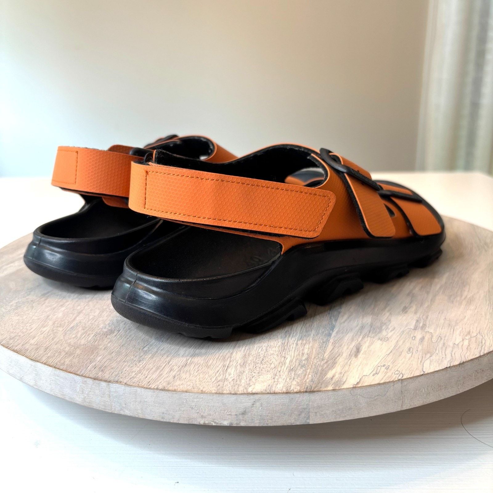 Birkenstock Birkenstock Tatacoa Sandals Orange Black Rugged Trail L9 M7 Size US 7 / EU 40 - 6 Thumbnail