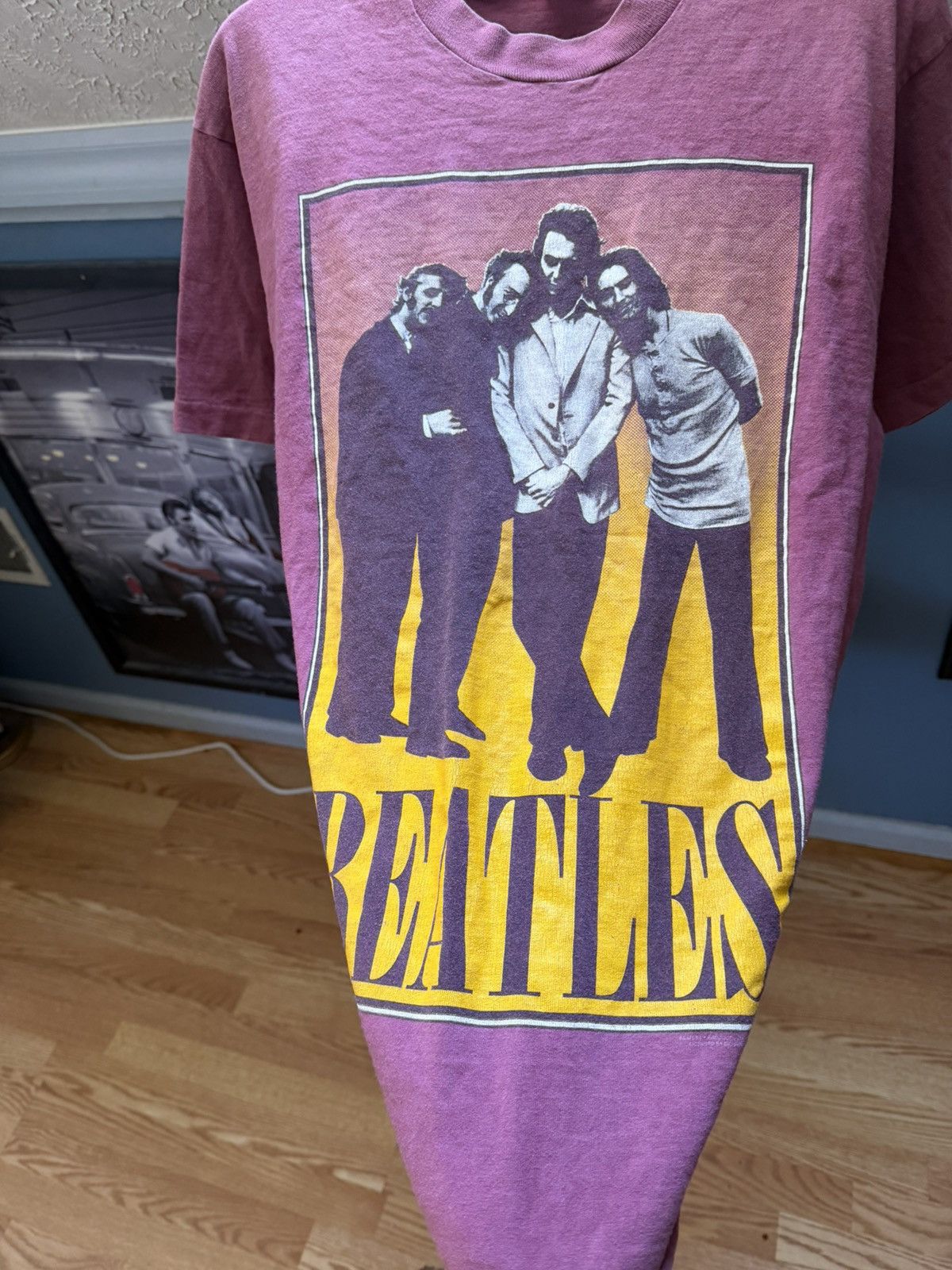 Band Tees Vintage 90s Beatles tee Size US L / EU 52-54 / 3 - 3 Thumbnail