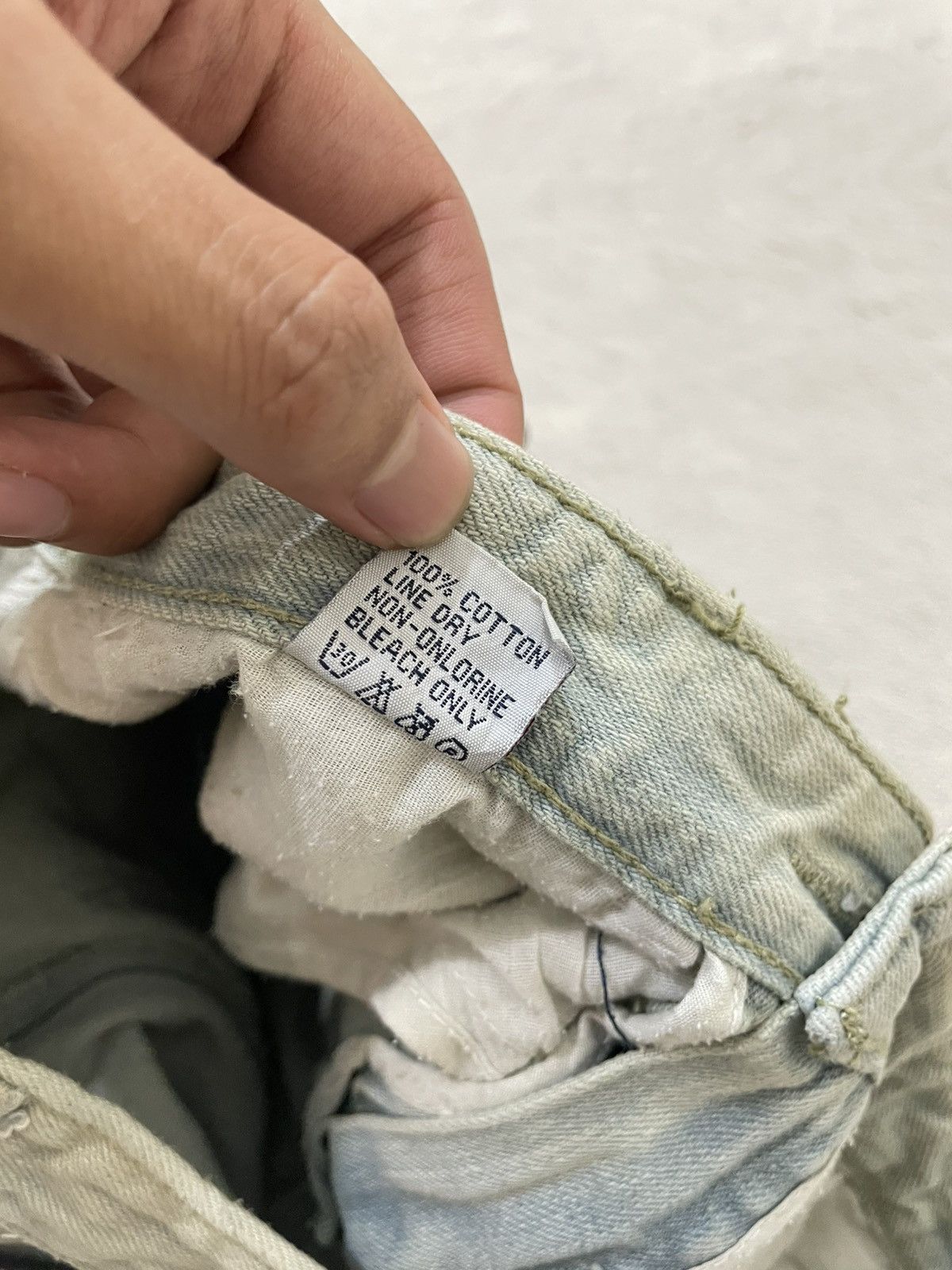 Japanese Brand 00s Shuihetian Light Wash Utility Denim Pants Purple Zipper Size US 28 / EU 44 - 7 Thumbnail