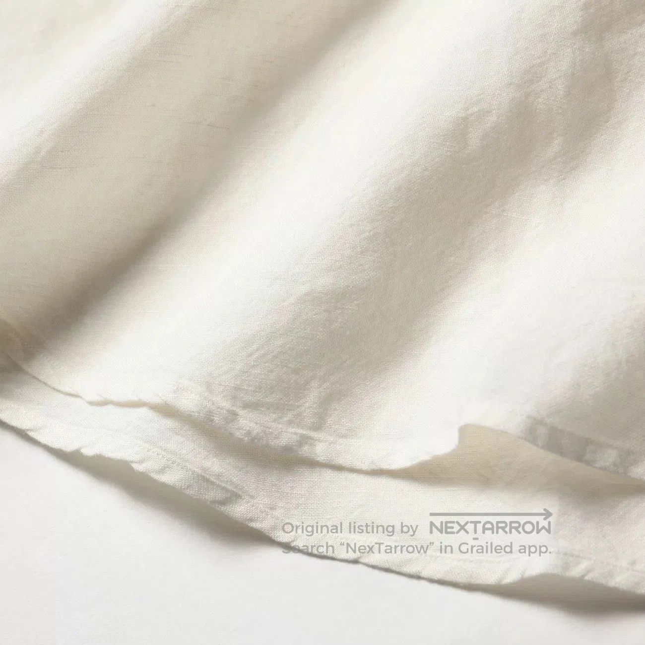 Porter Classic Porter Classic Bamboo Linen White Shirt. Size US M / EU 48-50 / 2 - 8 Thumbnail