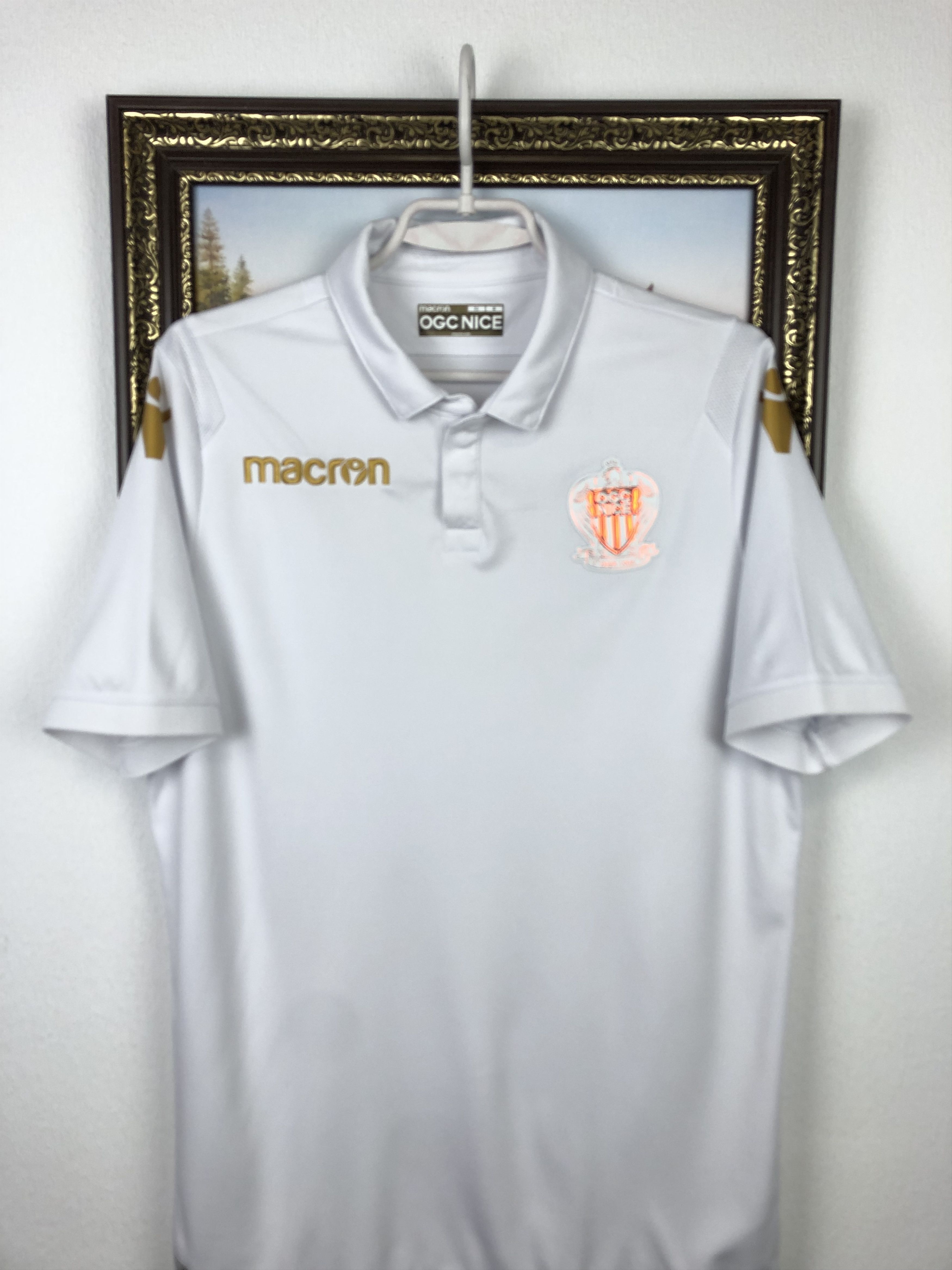 Other OGC Nice 2018 Macron Football Shirt Soccer Jersey Trikot Size US M / EU 48-50 / 2 - 2 Thumbnail