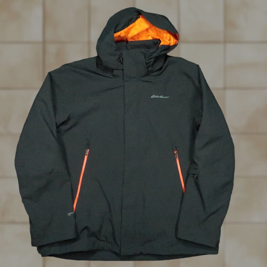 Eddie Bauer Eddie Bauer WeatherEdge Jacket Mens XL Gray Softshell Hooded Full Zip Pockets Size US XL / EU 56 / 4 - 1 Thumbnail