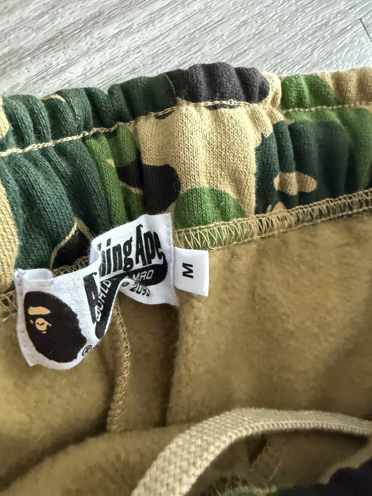 Bape Bape Green ABC camo shark shorts Size US 30 / EU 46 - 3 Thumbnail