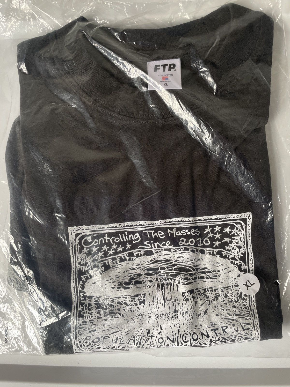 Fuck The Population FTP Controlling the masses Tee shirt XL Size US XL / EU 56 / 4 - 2 Thumbnail