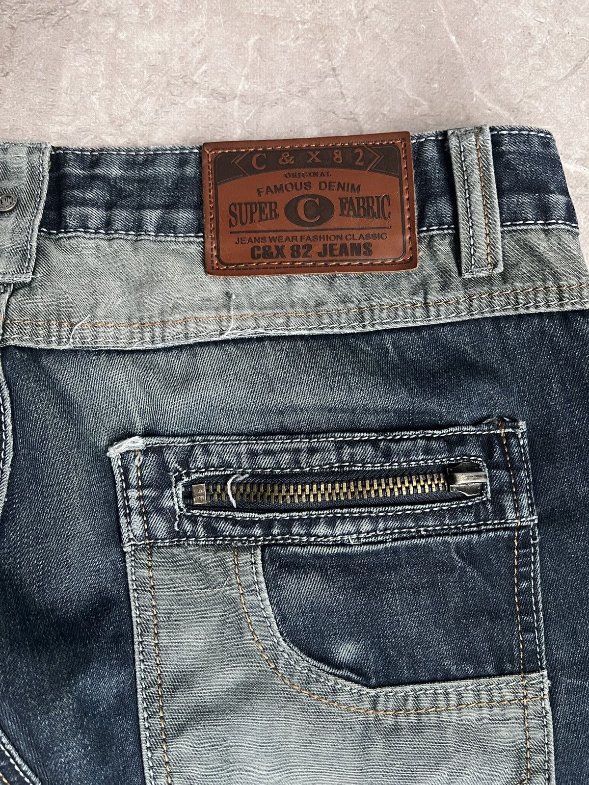Dolce & Gabbana Japanese deconstructed denim avant garde jeans y2k hype Size US 33 - 13 Thumbnail