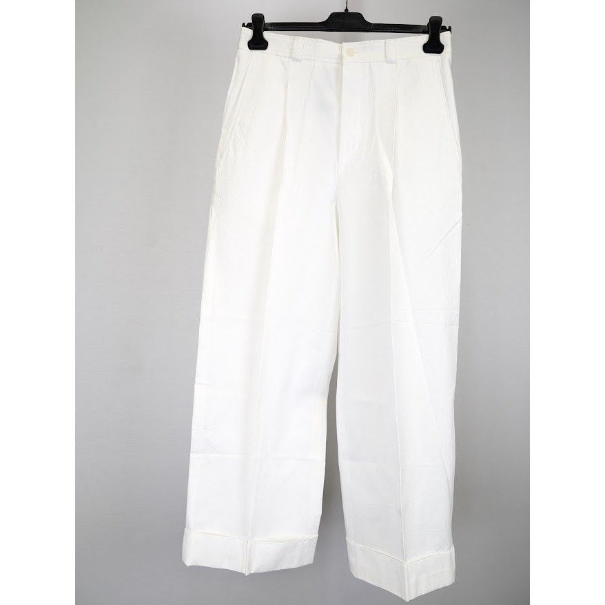 Bottega Veneta o1rshd1 Pants Fluid Slik Suiting in White Size US 32 / EU 48 - 3 Thumbnail
