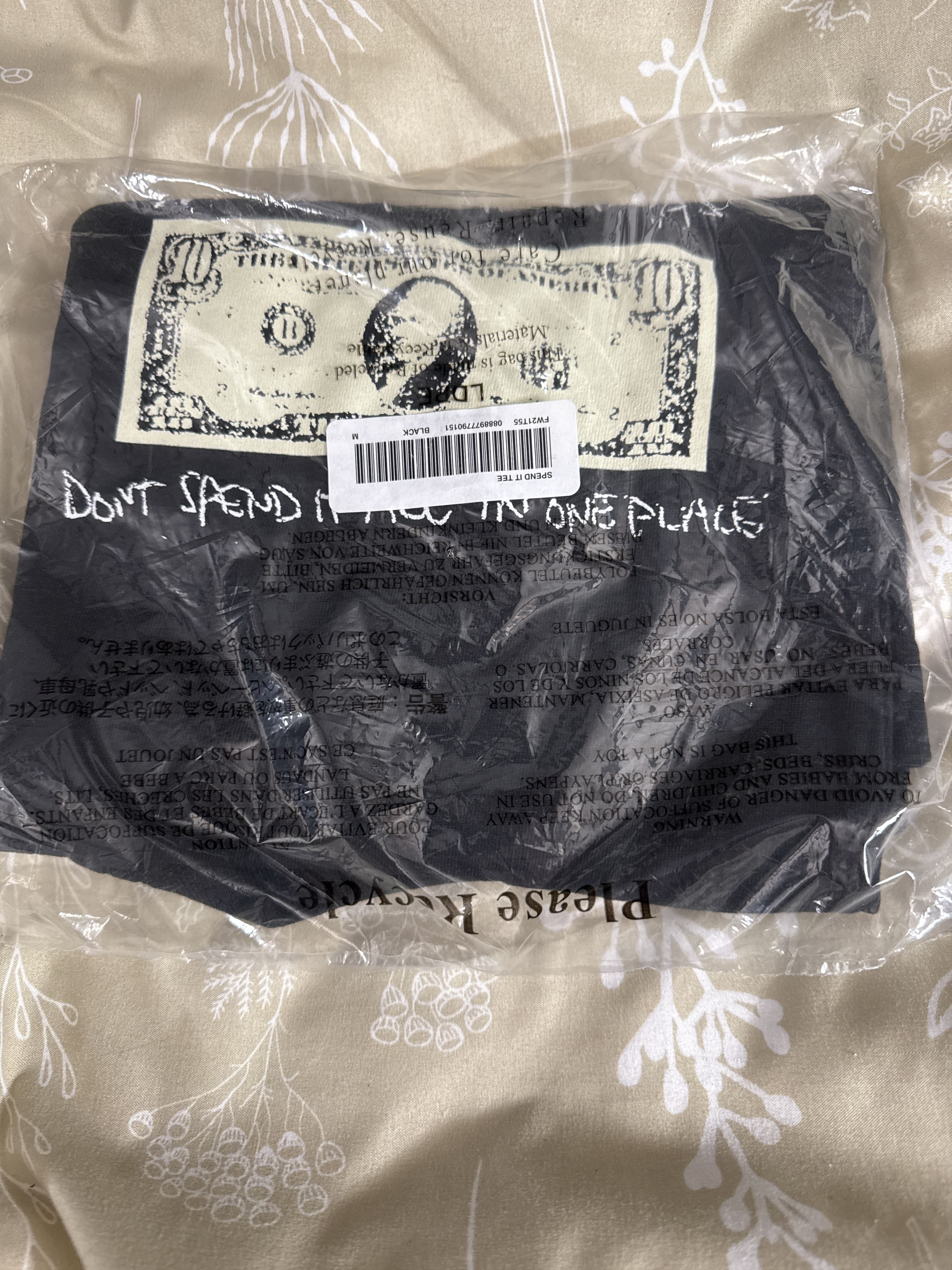 Supreme Spend it tee Size US M / EU 48-50 / 2 - 3 Thumbnail