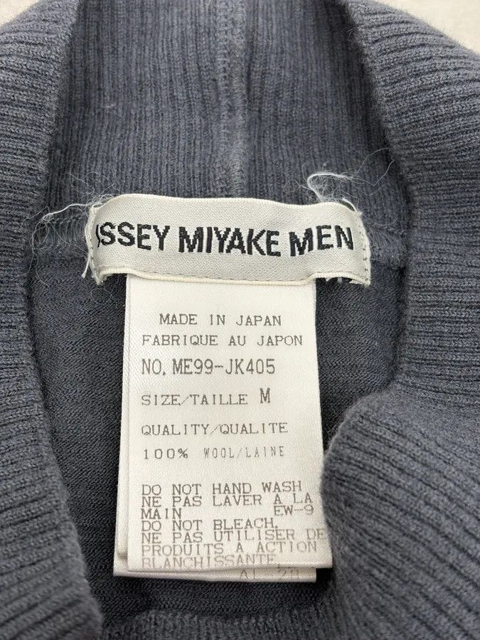 Issey Miyake 2000s Issey Miyake Steve Job Anthracite Black Turtleneck Sweater Size US S / EU 44-46 / 1 - 8 Thumbnail