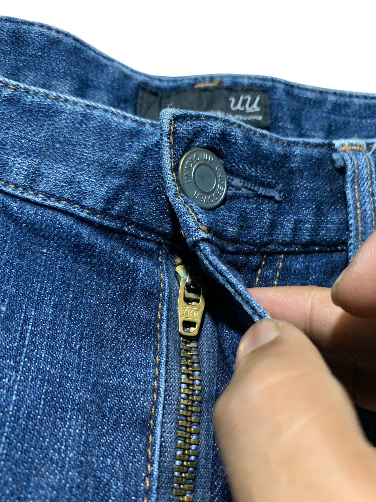 Jun Takahashi Jun Takahashi Undercover side zipped pocket denim jeans Size US 30 / EU 46 - 6 Thumbnail