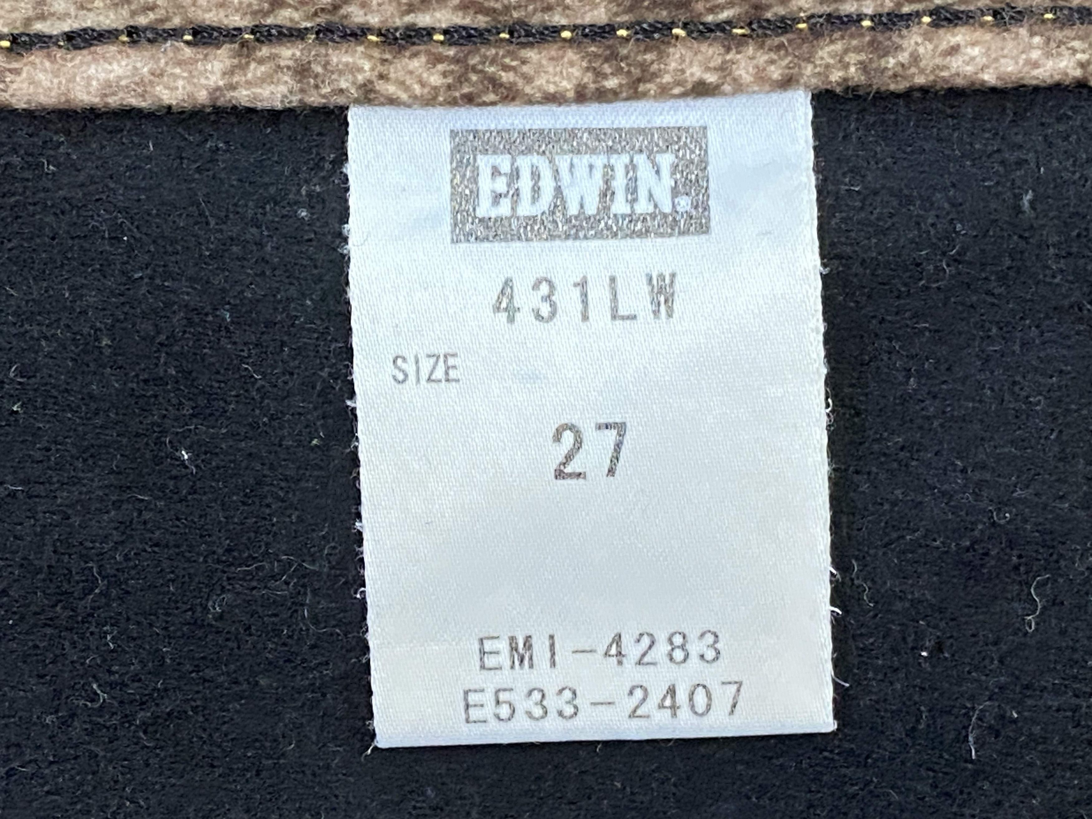 Other ART x Edwin Miss Flare Pants – New Age Cowboys Vintage Denim Size 27" / US 4 / IT 40 - 8 Thumbnail