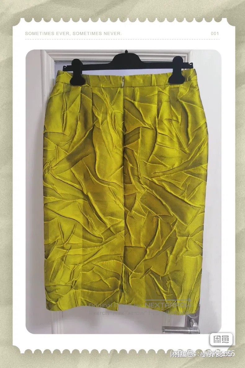 Dries Van Noten Dries Van Noten Metal pleated printed dress Size 22" - 5 Thumbnail